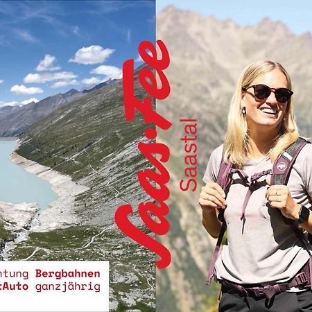 Haus Wiedersehen, Weissmies Apartment Saas-Grund Bagian luar foto