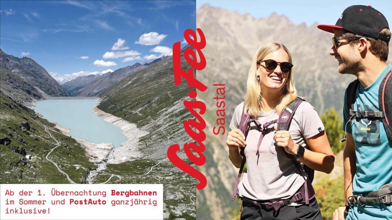 Haus Wiedersehen, Weissmies Apartment Saas-Grund Bagian luar foto