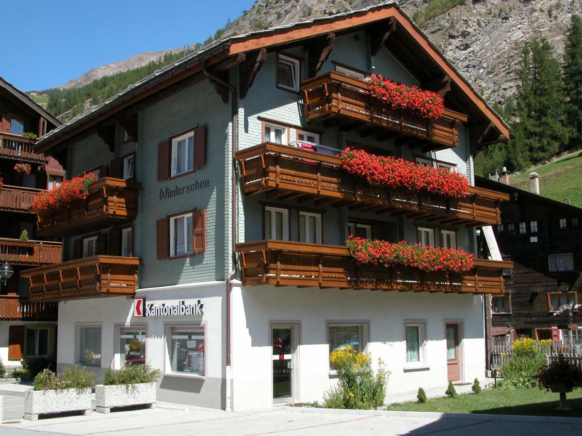 Haus Wiedersehen, Weissmies Apartment Saas-Grund Bagian luar foto
